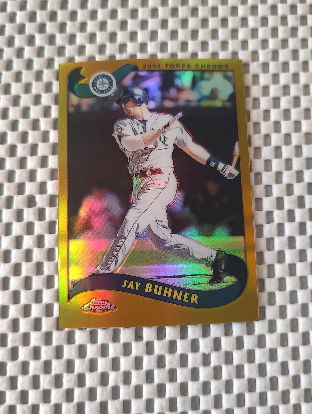 2002 Topps Chrome Jay Buhner As shown Smoke/pet free